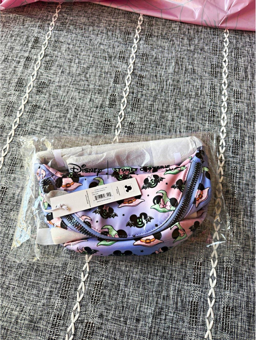 Stoney Clover Lane Disney Minnie Halloween Hats & Bats Classic Fanny Pack